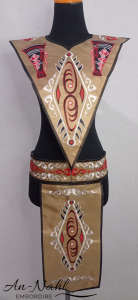 Renda Bordir Kostum Tari Adat Papua