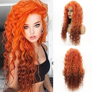 LEKGAVD Synthetic Ash Blonde Curly Wig Corn Perm Fluffy Hairstyle Long Curly Hair Wigs 80s Halloween Wave Ombre Wig for Women