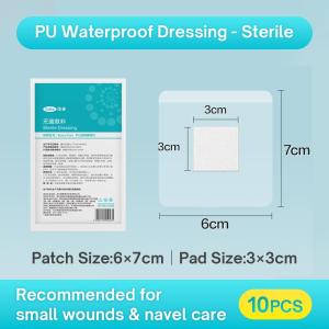 COFOE Individually Wrapped Sterile Dressing Waterproof & Hypoallergenic for Surgical Wounds