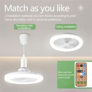 LAOG Multi Function LED Fan Light 3 Speed Dimming Light with Remote Control Ceiling Fan 30W LGAO