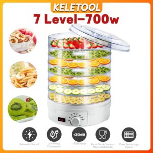 700W Food Dehydrator Machine Household Fruit Dryer with 7 Drying Racks Temperature Control for Fruits Vegetables Spices Herbs & Pet Snacks