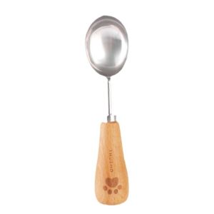 BAGUO(霸果) 2pcs Stainless Steel Ice Cream Spoon Thickened Cute Dinner Scoop Tableware Multifunctional Soup Spoon Restaurant
