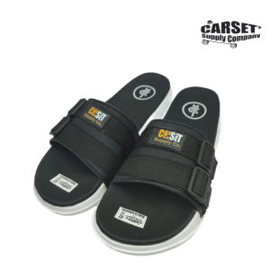 Carset Sandal Pria Wanita Cooper Black Webbing Premium EVA Footbed Phylon Anti Slip Nyaman Stylish Sandal Terlaris Sandal Pria / Laki Laki Slip Original Premium Terbaru