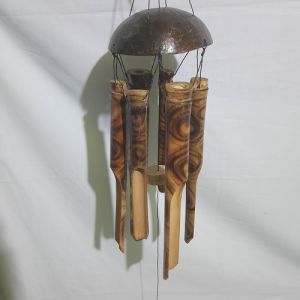 Bel Angin Bel Bambu Bali Ukuran Besar Panjang 40 Bell Angin Bali Isi 6 Bambu Realpict
