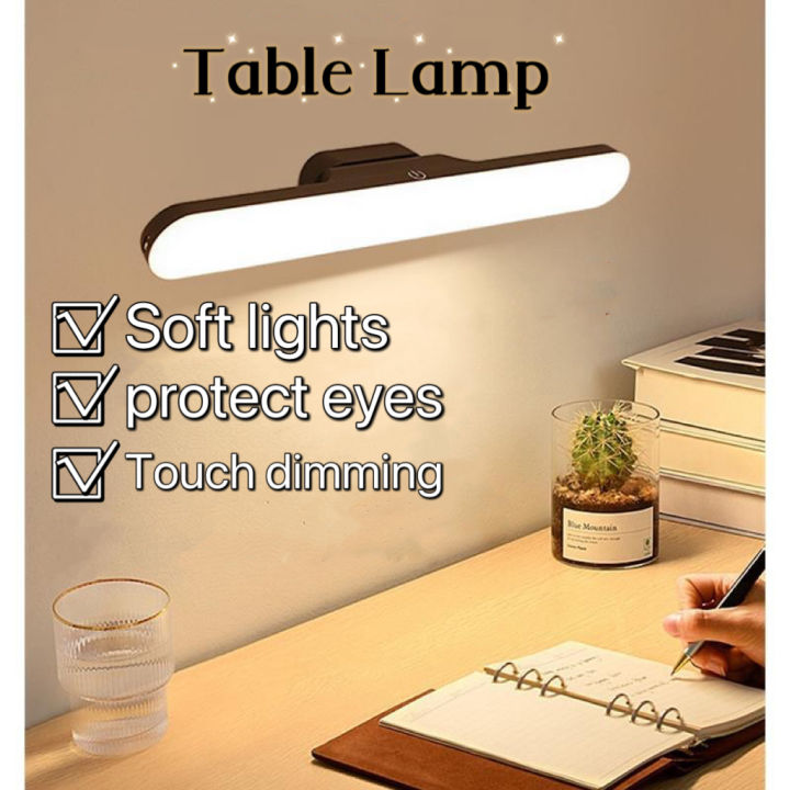 Hanging Desk Lamp Magnetic LED Light Table Lamp USB powered Stepless ...