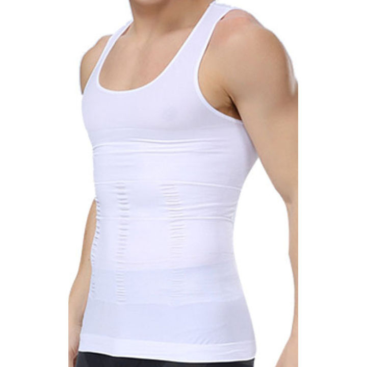 Men Slim n Lift Body Shaper Fit Vest Slimming Singlet