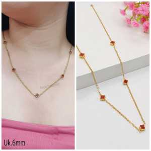 KALUNG TITANIUM BLV 05 PERHIASAN ANTI KARAT & ANTI LUNTUR (COD)