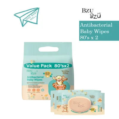 One Baby Mall BZU BZU Antibacterial Baby Wipes 30s & 80s