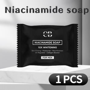 Men’s 10X WHITENING Soap CB NIACINAMIDE Oil Control Anti-Acne Dark SpoT Pore Care 70g