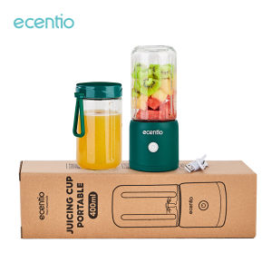 【2 tabung】ecentio 380ML Blender Portable Juicer 8 Mata Pisau juicer portable Cup Juicer Nikmati penampilan paten