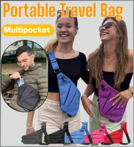 sokongan dada pelbagai poket lekapan dada boleh tanggal praktikal ringan anti kecurian beg crossbody