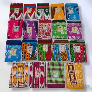 SARUNG WADIMOR PRIA DEWASA POLOS TUMPAL Kain Tenun Shalat Polos Warna Hitam Putih Biru Toska Orange