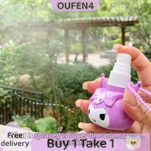OUF 50ml Sanrio Hello Kitty Spray Bottle Kuromi My Melody Travel Portable Cosmetics Perfume Alcohol Press Bottled