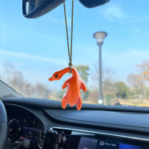 438178 ZXC S L Funny Color Changing Swing Goose Roasted Color Change Duck Car Ornament Auto Decoration Duck Rear View Mirror Accessories