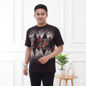 ECER KAOS ABSTRAK / KAOS DISTRO BATIK / KAOS BATIK / KAOS DEWASA / KAOS SANTAI KEREN KASUAL
