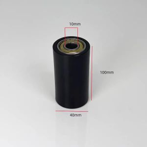 mv1 Pulley Bearing Wheels POM Bearing Roller Rubber Sleeve Mute Conveyor Belt Rubber Double Bearing PE Nylon Pulley Diameter 40mm N2Y7P
