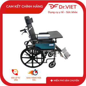 XE LĂN ĐA NĂNG BÁNH ĐẶC DCX04 xe lăn siêu bền cho người già người khuyết tật đi lại