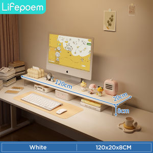 Desk Organizer Rack Monitor Rack Monitor Stand Office/Study Table Rack Shelf Acrylic Shelf Double Layers Keyboard Stand Rak Komputer Atas Meja PC Rack