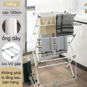 【Giá phơi quần áo gấp gọn đa năng】Giá phơi gấp Giá phơi nhiều tầng không cần lắp đặt Giá treo khăn trong nhà ngày mưa móc treo ga trải giường đa năng giàn phơi ban cô Lưu trữ thuận tiện ng  giá treo quần áo gấp gia