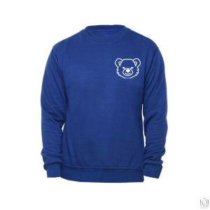 TopOne88 Sweater Basic Crewneck Fleece Pria Wanita Dewasa Sablon POLYFLEX Bear