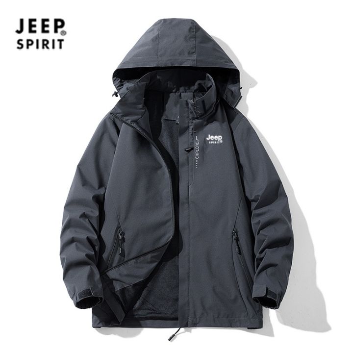 Jeep%20Spirit%20Solid%20Color%20Waterproof%20and%20Wear-resistant%20Jacket%20Spring%20and%20Autumn%20New%20Outdoor%20Single-layer%20Thin%20Mountaineering%20Suit%20Windproof%20and%20Breathable%20Couple%20Trench%20Coat%20Jacket%20Casual%20Coat%20-%20Image%203