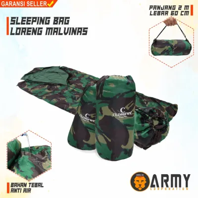 Sleeping bag loreng malvinas TNI