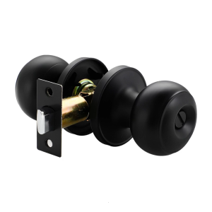 Corrosions Resistant Round Knob Bedroom Lock for Bathrooms Crafted of Sturdy Stainless Steel Materials Daily Use