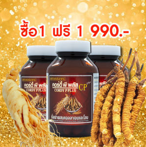 คอร์ดี้พลัส CORDY-1 ถังเช่า ถั่งเช่า ถั่งเฉ้า ถั่งเฉ้า CORDY PLUS คอร์ดี้พลัส ผสมคอลลาเจนและโสมสกัด (3 แถม 3)