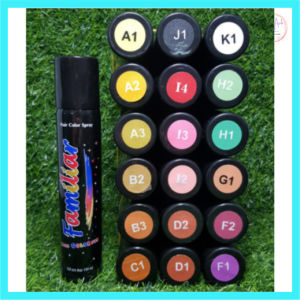 Keo xịt thay đổi màu tóc thời trang Familiar Hair Color Spray 80ml