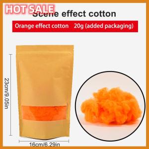 🔥🔥🔥dingdaocunz 20G Simulated Cotton For Dust And Water Splash Effect Tank Model Firing Explosion Making Cloud Shape Cotton