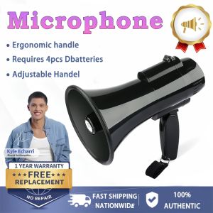 【Big Sale!】Megaphone With Recorder Megaphone Rechargeable Megaphone With Microphone Loudspeaker