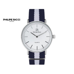 PhiLipe Ricci Jam Tangan Pria Kanvas Tipis Bulat Simple Stylish Modern 100% Ori 9026G Men Watches