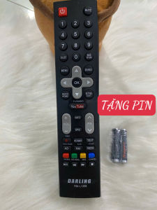 Điều khiển TiVi DARLING 1359 . Remote TiVi DARLING 3D . Tặng pin