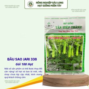 Hạt Giống Bầu Sao Lai F1 JARI 338 Gói 100 Hạt – Trái Đẹp Cây Khỏe Sai Trái Năng Suất Tốt
