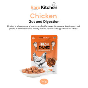 150g Bare Kitchen Wet Food Pouch All Stages Adult Puppy Chunks Paste Dog Dogs Pet Essentials