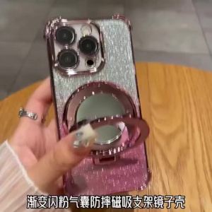 【Ship in 24H】For Vivo X300 X200 X100 ultra X90 X80 X70 Pro Phone Case Electroplating Magnetic Bracket All-Inclusive Case
