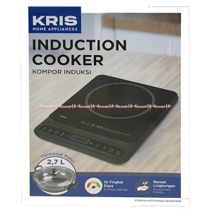 Kris Induction Cooker Kompor Induksi Dengan Tempat Panci 2.7liter Listrik Kontrol Sentuh Dilengkapi Childlock