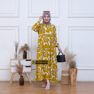 Midi Dress Rayon Viscose Premium Ld 110