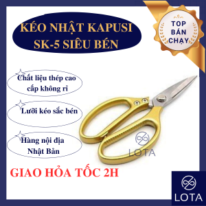 KÉO NHẬT CAO CẤP KAPUSI SK-5 SIÊU BÉN kéo cắt thịt loại xịn sắc bén cắt thịt nướng dày cắt xương LOTA SHOP