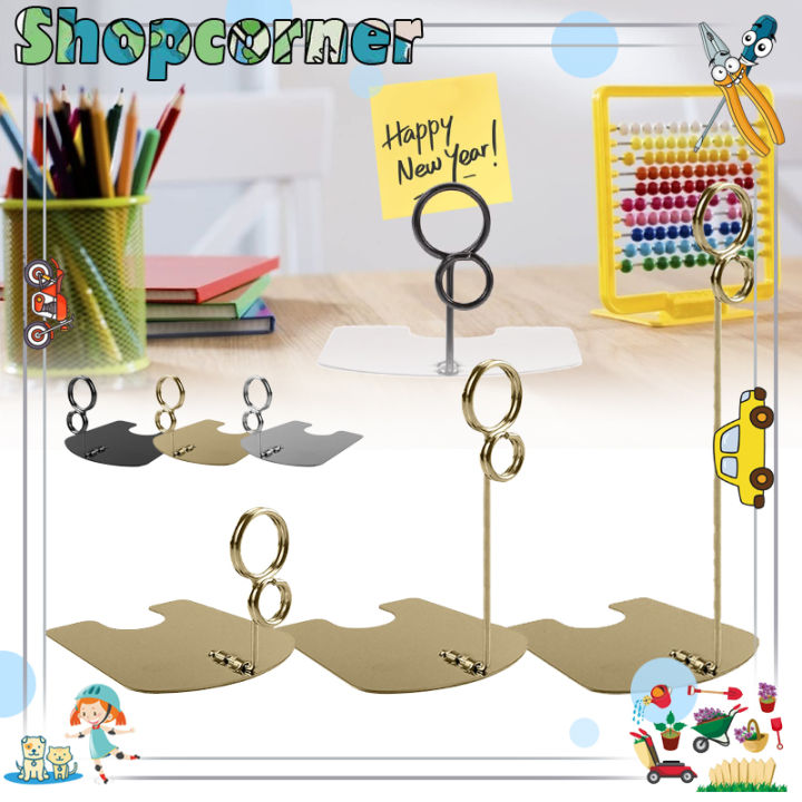 Table Menu Stand Card Holder Price Name Tag Standing Display Holder ...