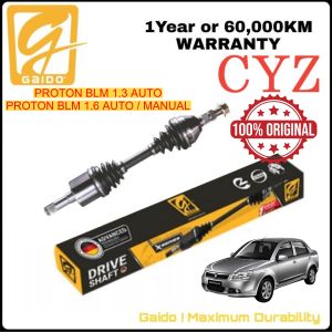 Gaido Drive Shaft Proton Saga Blm 1.3 Auto Blm 1.6 Auto / Manual 1 YEAR/60000KM WARRANTY