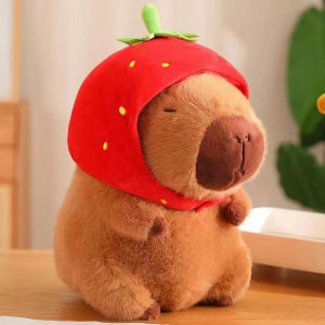 40cm Kawaii capybara stuffed simulation animals with extensible nasal mucus cute cute capybara soft plush doll kid gift
