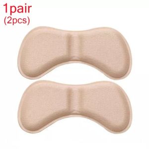 1คู่ แผ่นรองส้นรองเท้าแบบฟองน้ำนุ่ม แผ่นรองรองเท้าส้นสูงสติ๊กเกอร์ป้องกันการสึกกร่อนเพื่อบรรเทาอาการปวด แผ่นแปะรองเท้าแบบมีกาวในตัว อุปกรณ์ดูแลรองเท้า