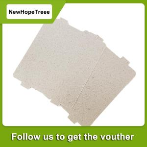 NewHopeTreee 2pcs 9.9CM x 10.8cm ไมโครเวฟเตาอบแผ่นหนา Mica PLATE Magnetron CAP
