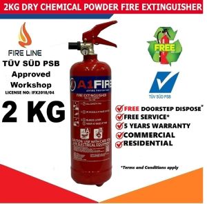 2KG ABC Dry powder Fire Extinguisher with Free Doorstep Disposal old Fire Extinguisher