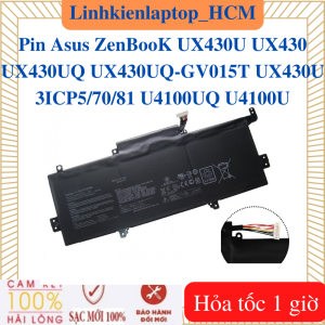 Pin Asus ZenBooK UX430U UX430 UX430UQ UX430UQ-GV015T UX430U 3ICP5/70/81 U4100UQ U4100U Pin Asus C31N1620