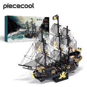 Piececool จิ๊กซอว์ 3 มิติ เรือโจรสลัดแบล็คเพิร์ล โมเดลโลหะ DIY ของเล่น งานอดิเรก ของขวัญสําหรับเด็กวัยรุ่น เรือโจรสลัด - Lazada