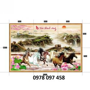 Mã đáo thành công - gạch tranh ốp tường