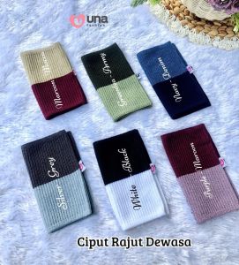 MORIST JILBAB SEGIEMPAT VOAL UKURAN 110 X 110 CM PINGGIRAN LASERCUT KERUDUNG SCRAFT MOTIF BUNGA + CIPUT RAJUT 2 WARNA