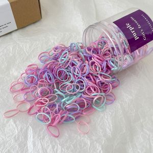 ที่คาดผมสีลูกกวาด ยางรัดผมเด็กผู้หญิงแบบใช้แล้วทิ้งไม่ทำร้ายผมเครื่องประดับผม